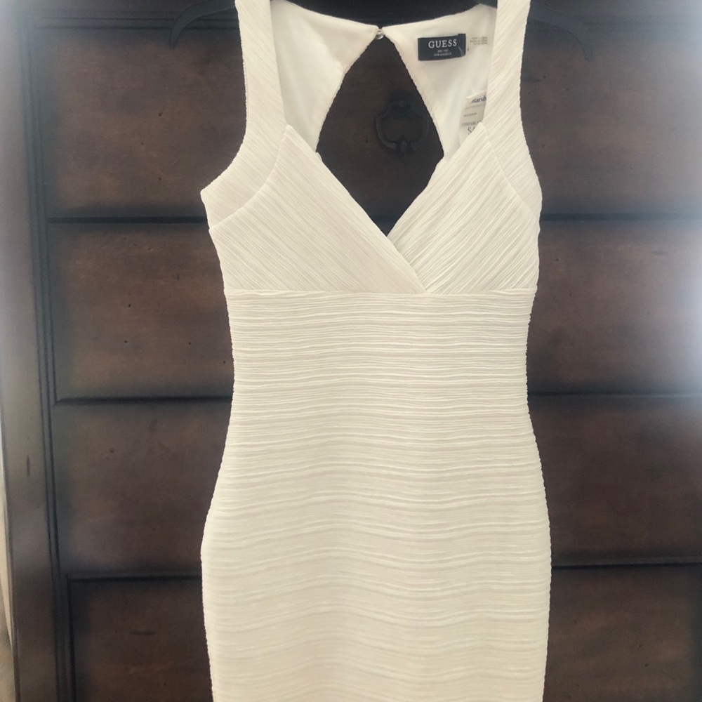 GUESS White Sleeveless Dress